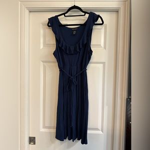 New York & Company navy blue stretch dress
